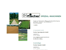 Tablet Screenshot of fischer-spezial-maschinen.de